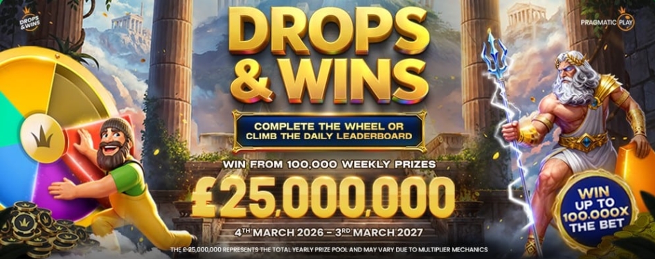 Drops and Wins promotion at Mirror Bingo