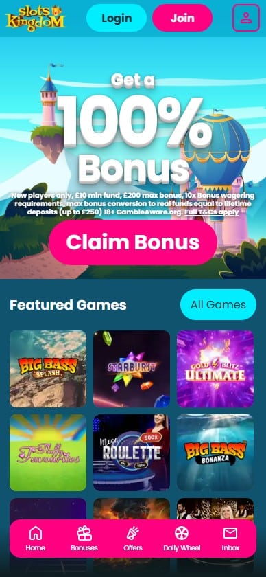 Slots Kingdom on mobile