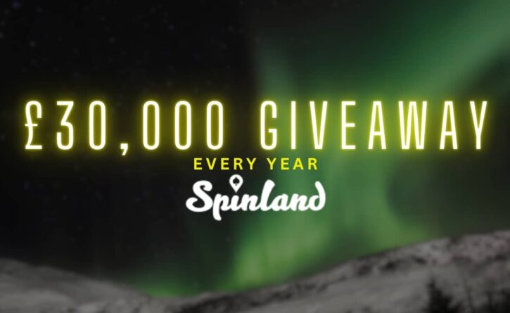 £30,000 Spinland Casino Giveaway – Earn Tickets and Win Cash