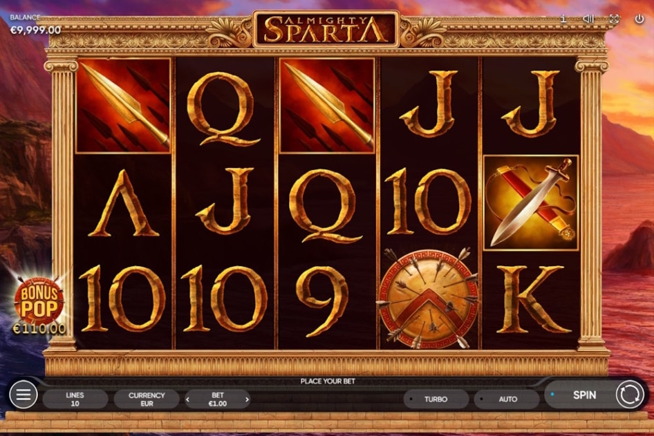 Almighty Sparta by Endorphina