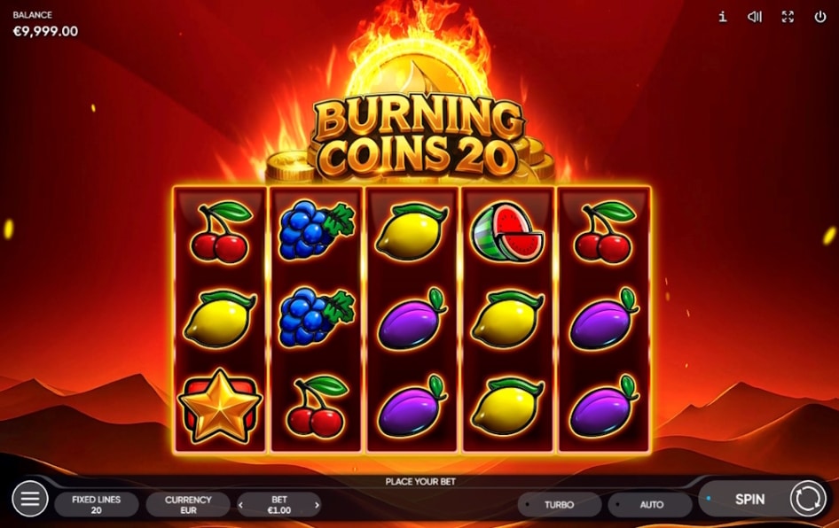 Burning Coins 20 by Endorphina
