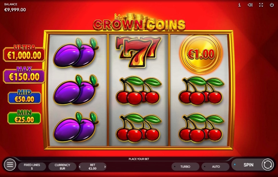 Crown Coins by Endorphina