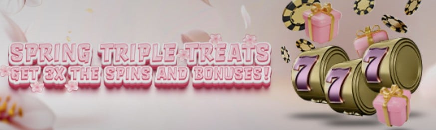 Funky Jackpot Spring Triple treats