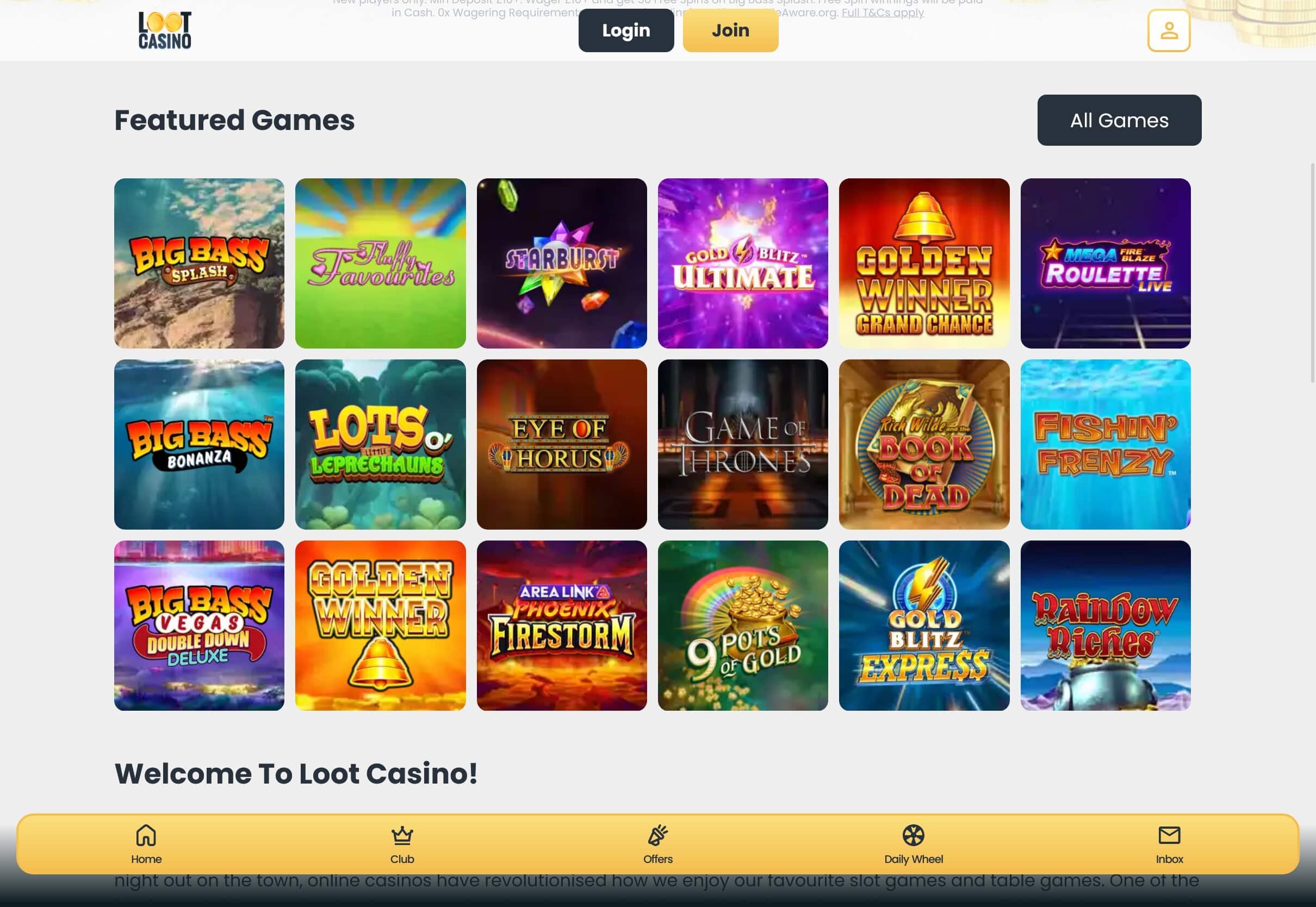 Loot Casino Review