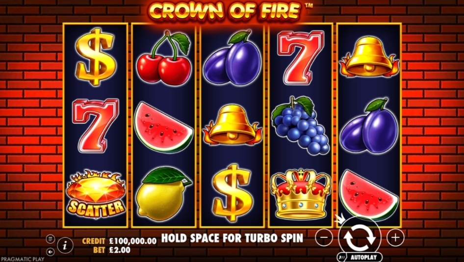Crown of Fire by Pragmatic Play