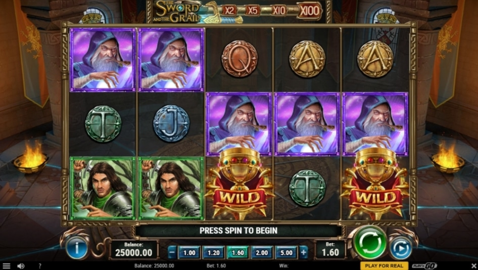 The Sword and the Grail by Play'n GO