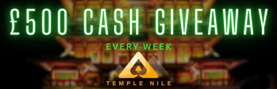 Pharaoh’s Weekly Cash Giveaway at Temple Nile Casino – Win £500 Every Week