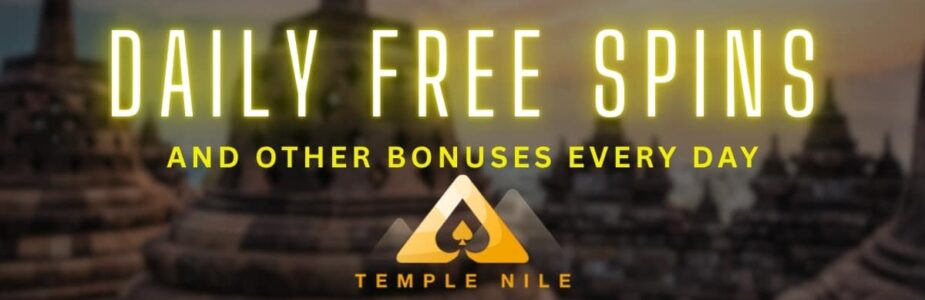 Temple Nile Casino Bonus Wheel - Daily Free Spin