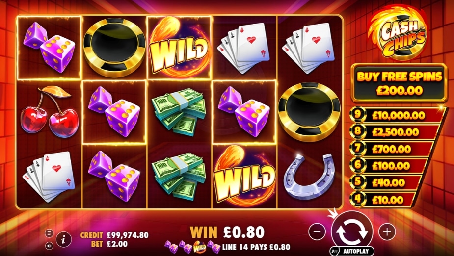 Theme and symbols of Cash Chips