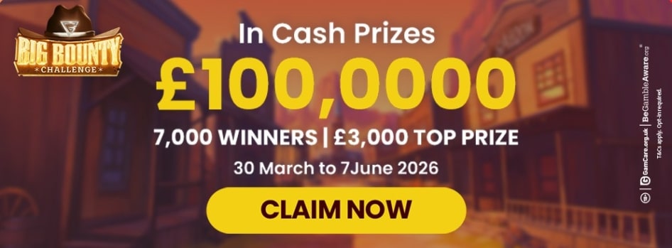 Big Bounty Challenge promo at Wild West Wins