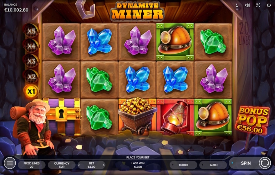 Dynamite Miner by Endorphina