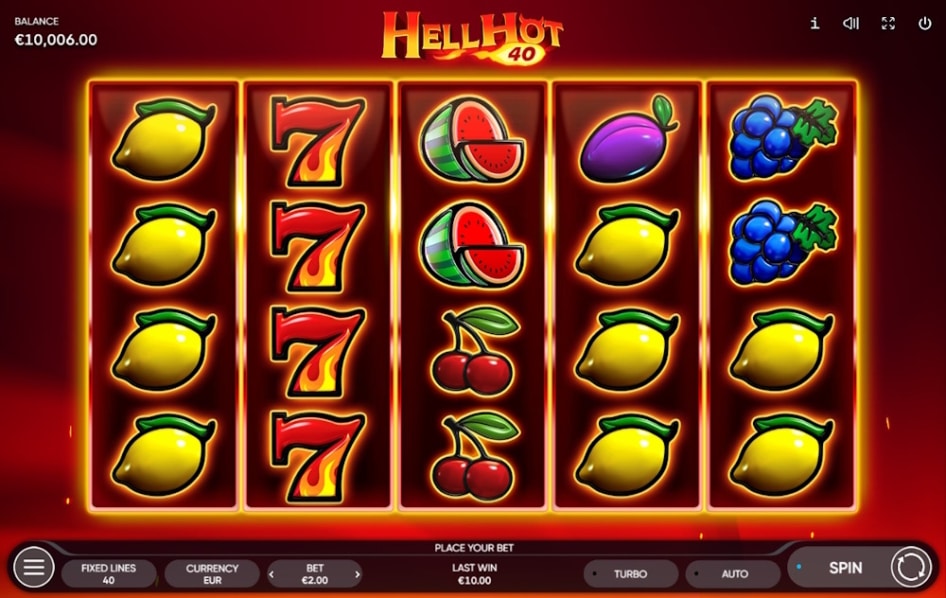 Hell Hot 40 by Endorphina