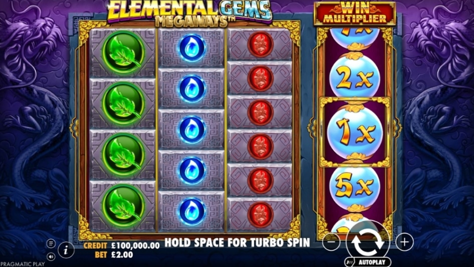 Elemental Gems Megaways by Pragmatic Play