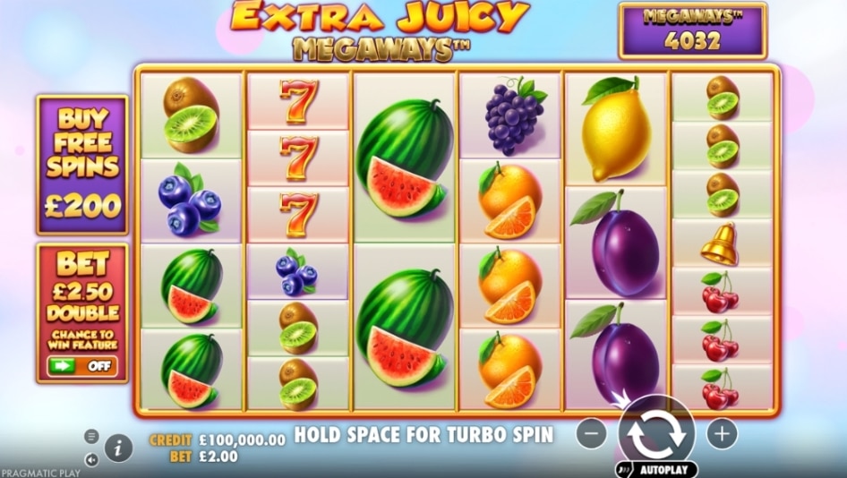 Extra Juicy Megaways by Pragmatic Play