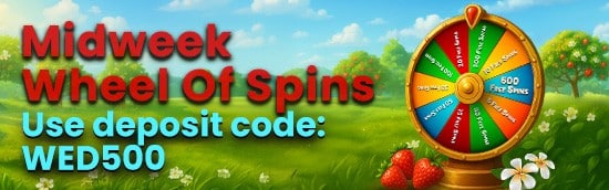 SpinzWin Midweek Wheel