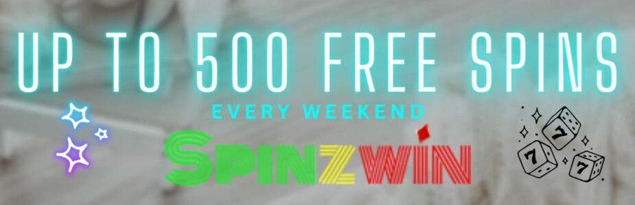 Weekend Wheel Of Spins at Spinzwin Casino - Up to 500 Free Spins