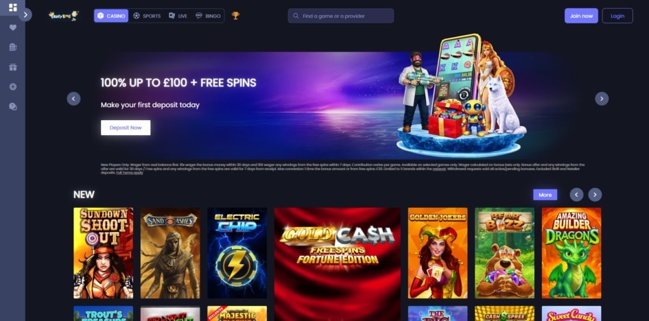 Fruity King casino home