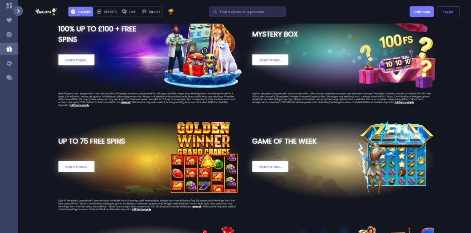Promotions at Fruity King
