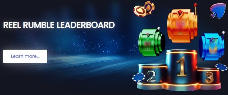 Reel Rumble leaderboard promotion at Fruity King