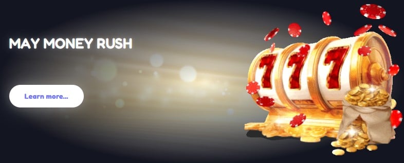 May Money Rush promotion at Monster Casino