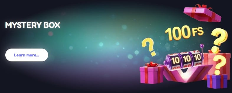 Mystery Box promo at Monster Casino