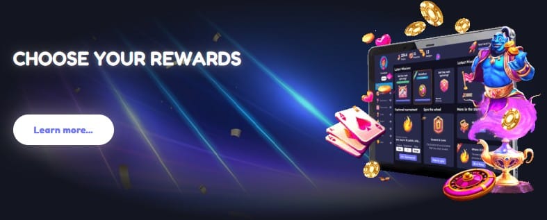 Rewards progreamme at Monster Casino