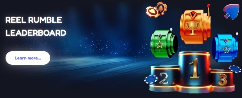 Rumble Reels promotion at Monster Casino
