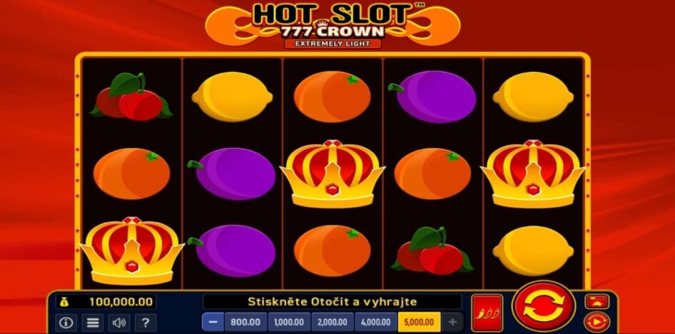 Hot Slot 777 Crown Extremely Light by Wazdan
