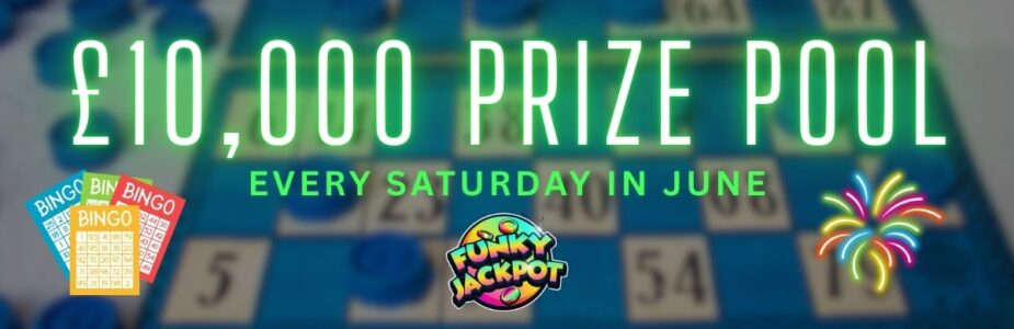 £10,000 Prize Pool Every Saturday at Funky Jackport Casino