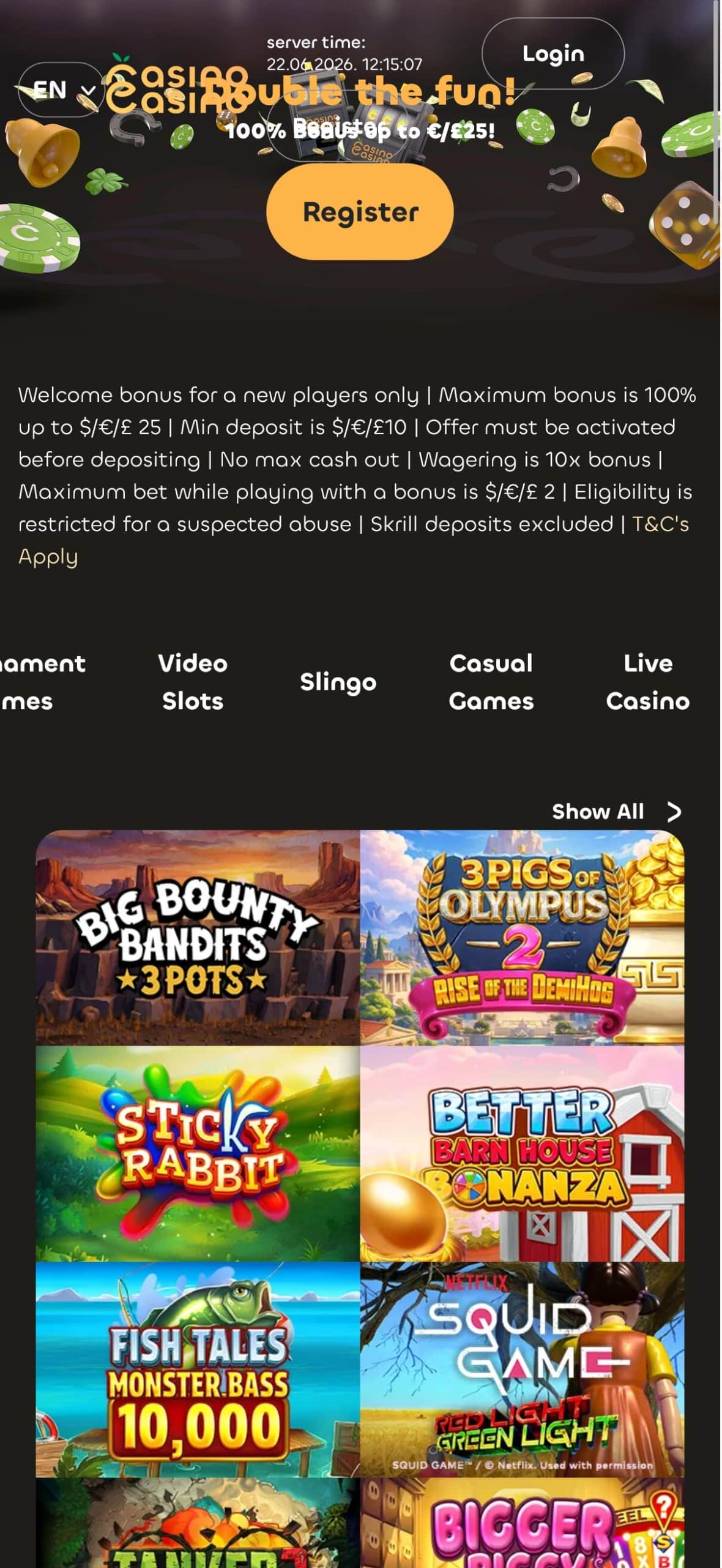 CasinoCasino App Review