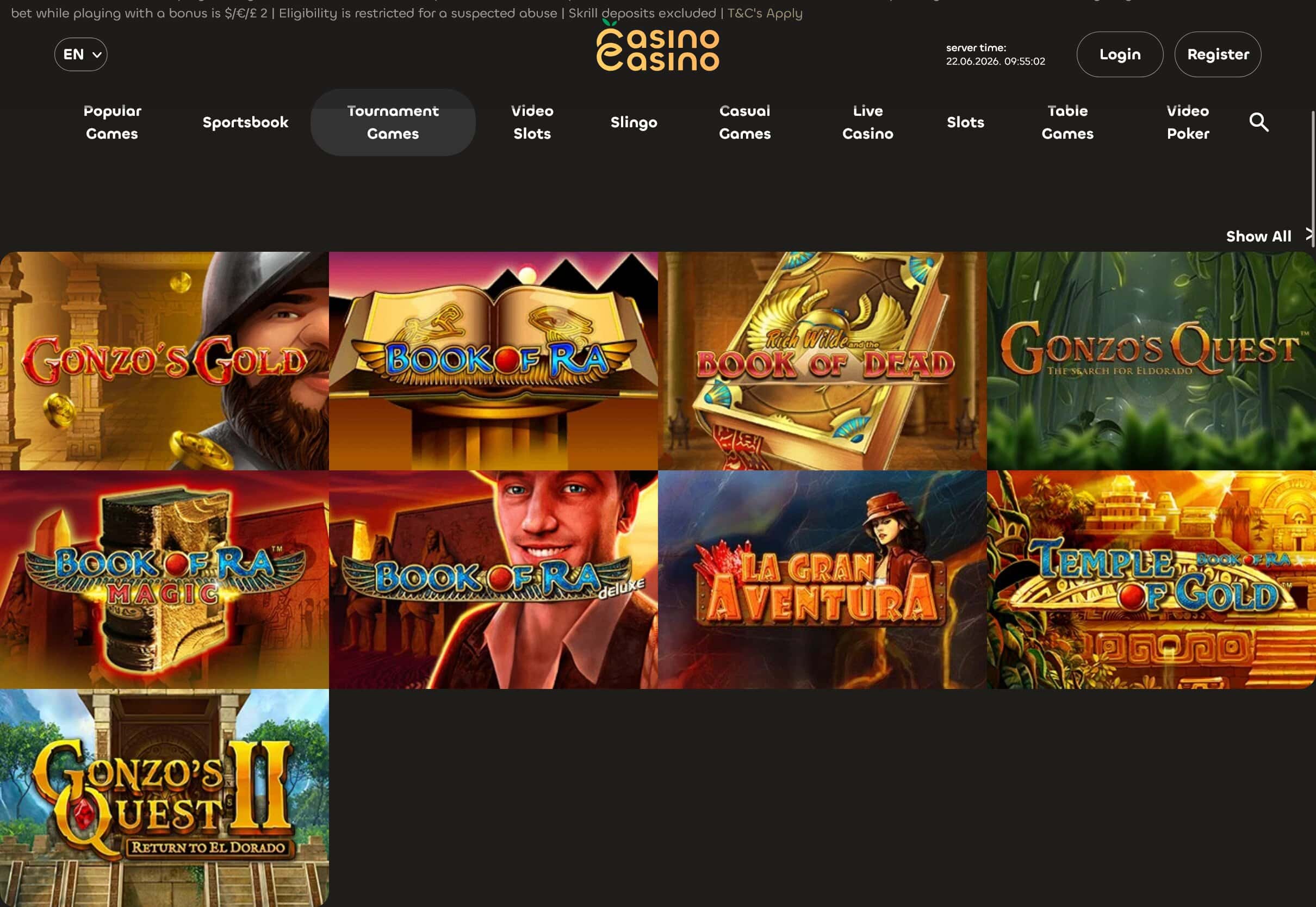 CasinoCasino_Tournament_Games