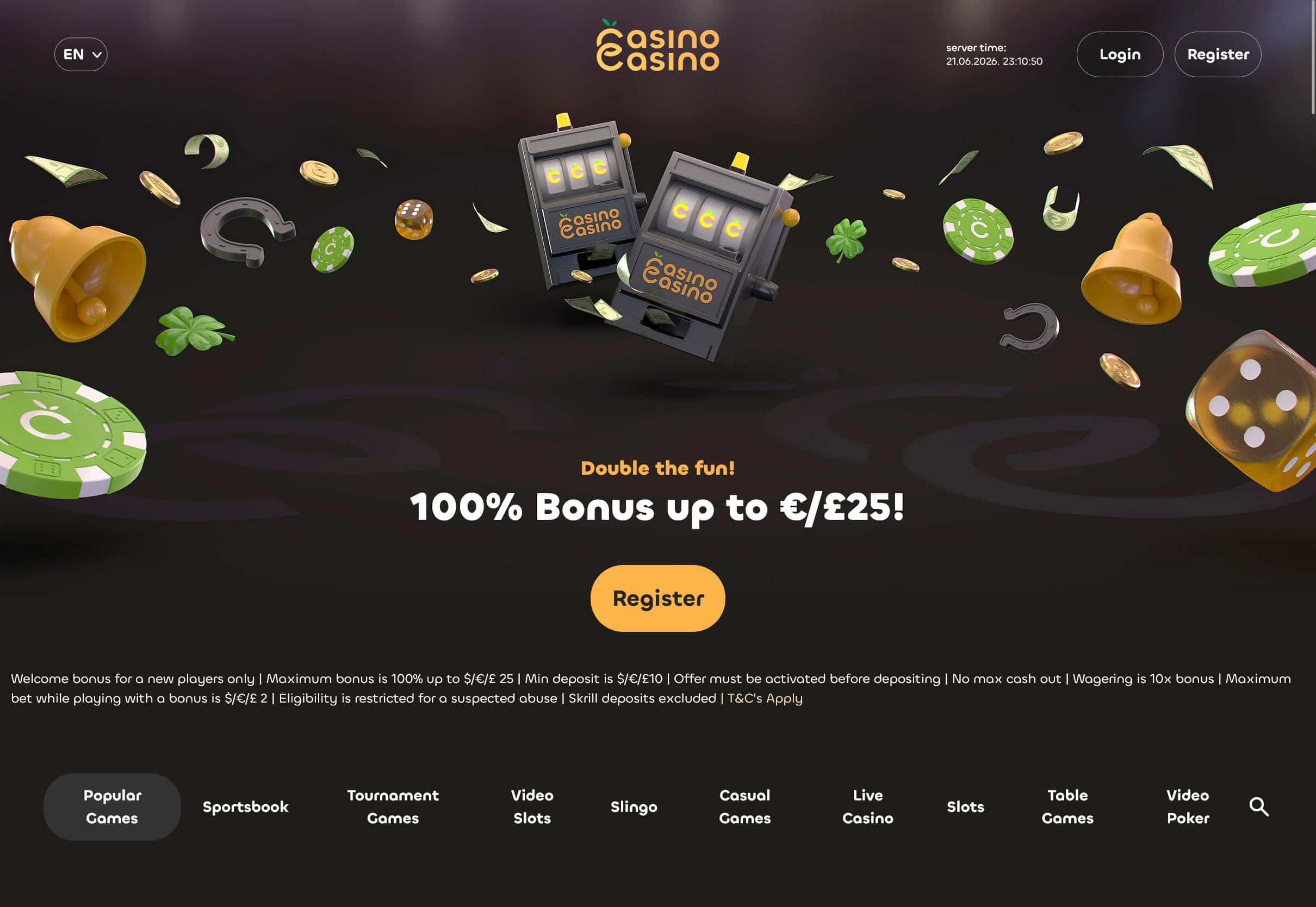 CasinoCasino Welcome Bonus