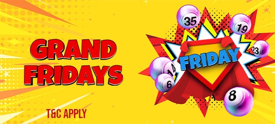 Grand Fridays at Funky Jackpot Casino