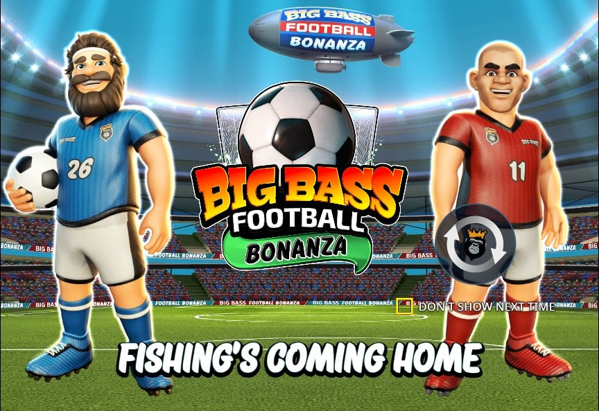 Big Bass Football Bonanza opening screen