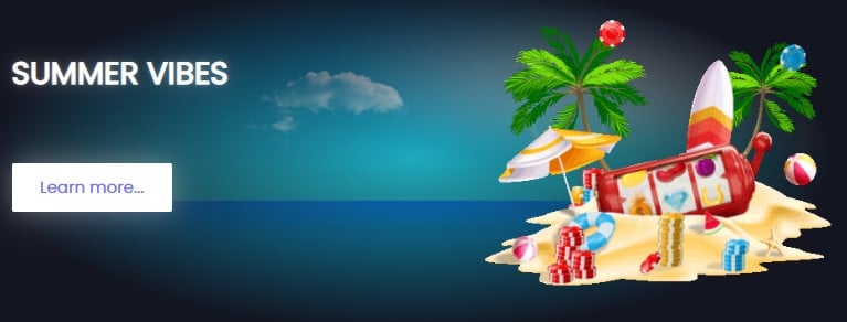 Summer Vibes promotion at Conquer Casino