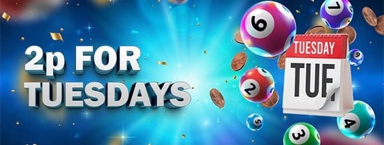 funky jackpot casino 2p tuesdays