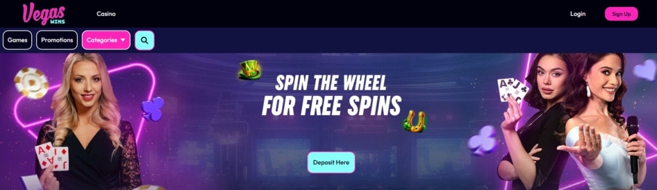 Vegas Wins bonus spins promo