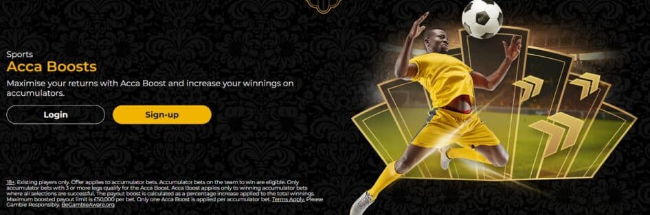 Acca Boosts at Grand Ivy Casino