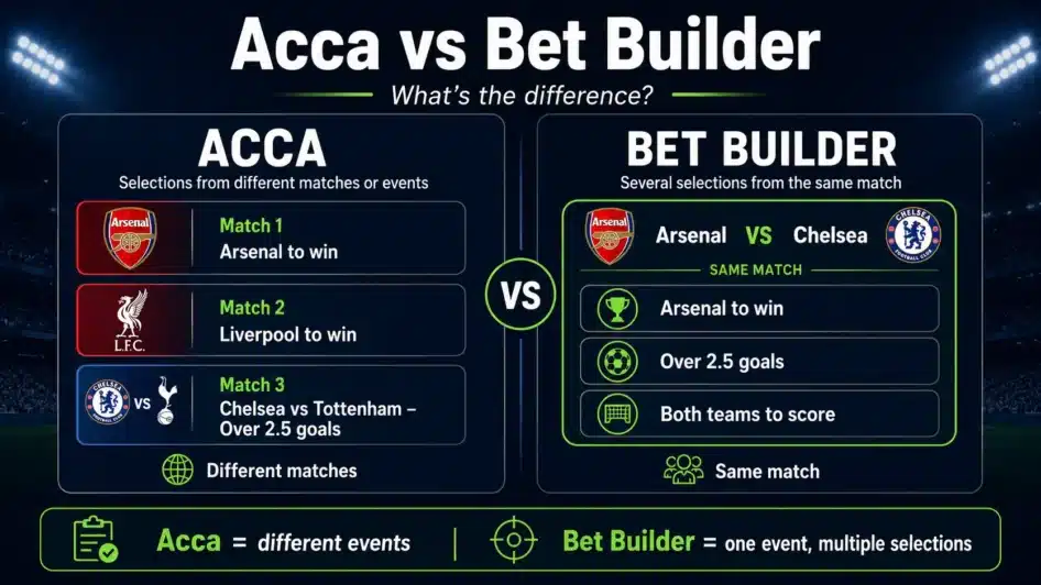 Acca vs bet builder