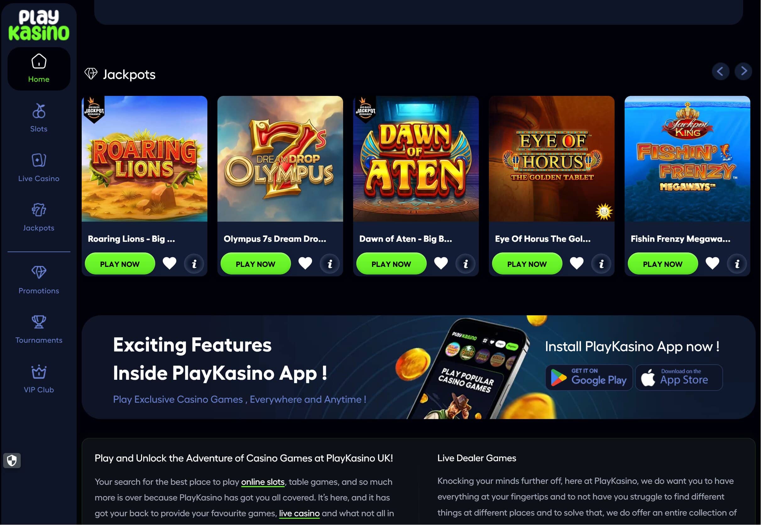 PlayKasino App Download Link