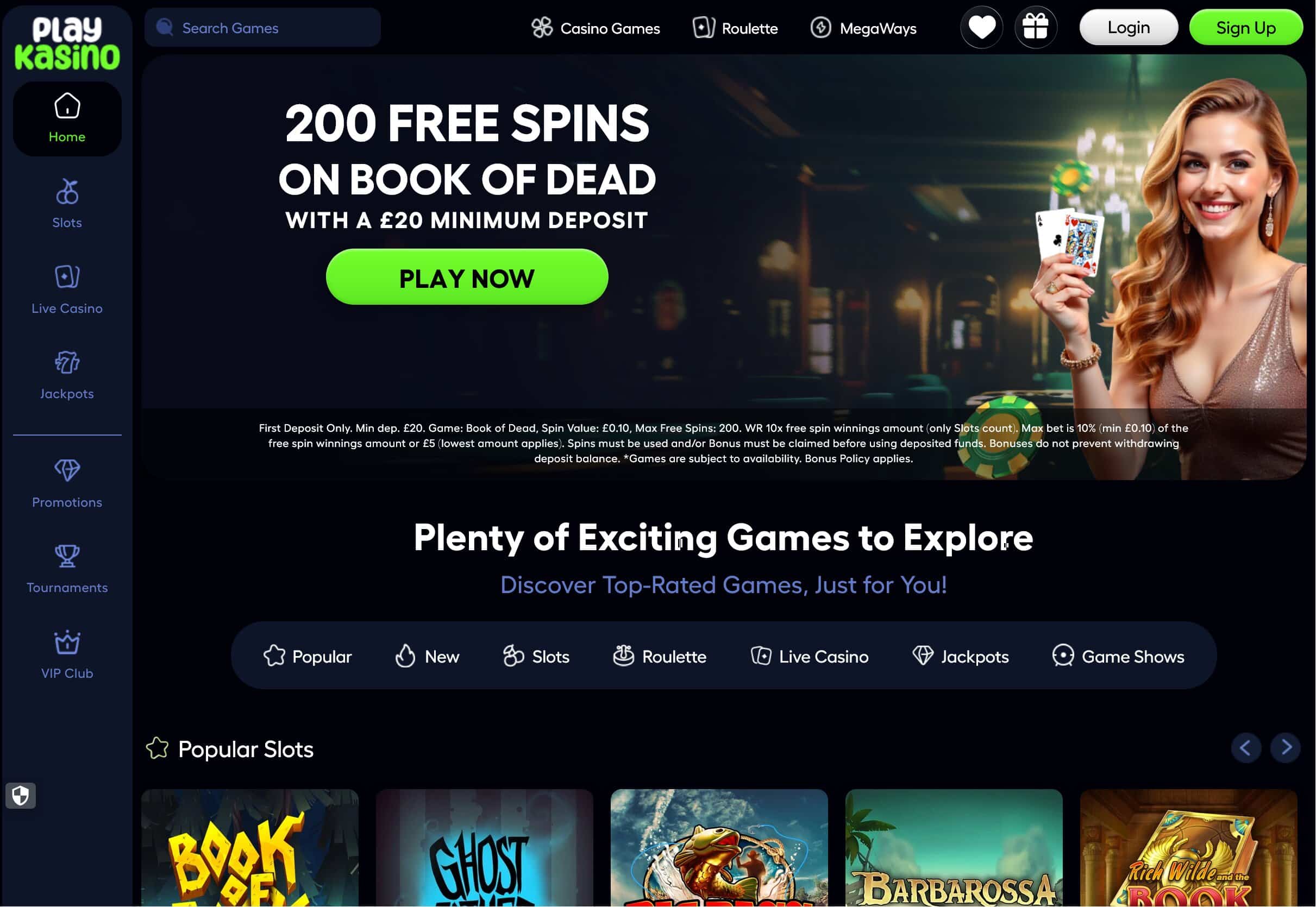 PlayKasino Free Spins Welcome Bonus