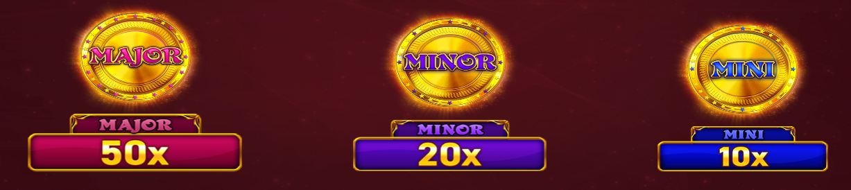 Major, Minor and Mini 15 Coins
