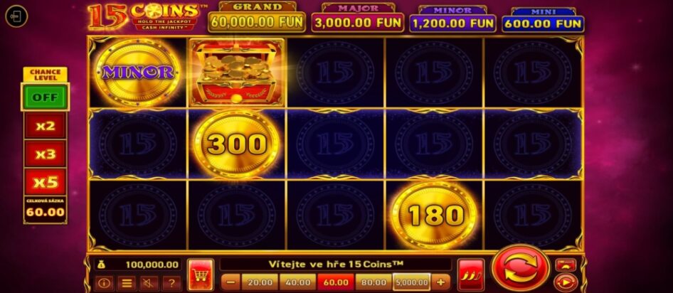 15 Coins by Wazdan