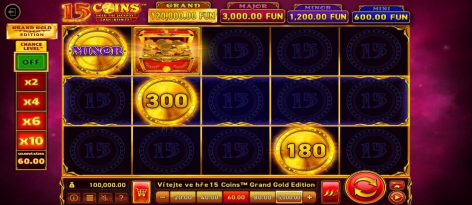15 Coins Grand Gold Edition by Wazdan