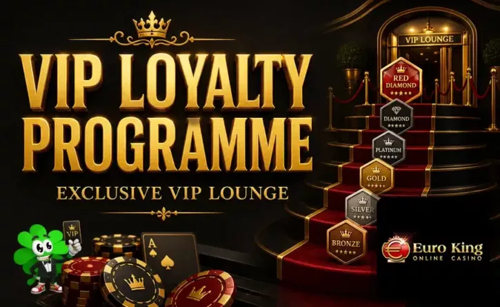Enter the EuroKingClub VIP Lounge and Explore 6 Reward Levels
