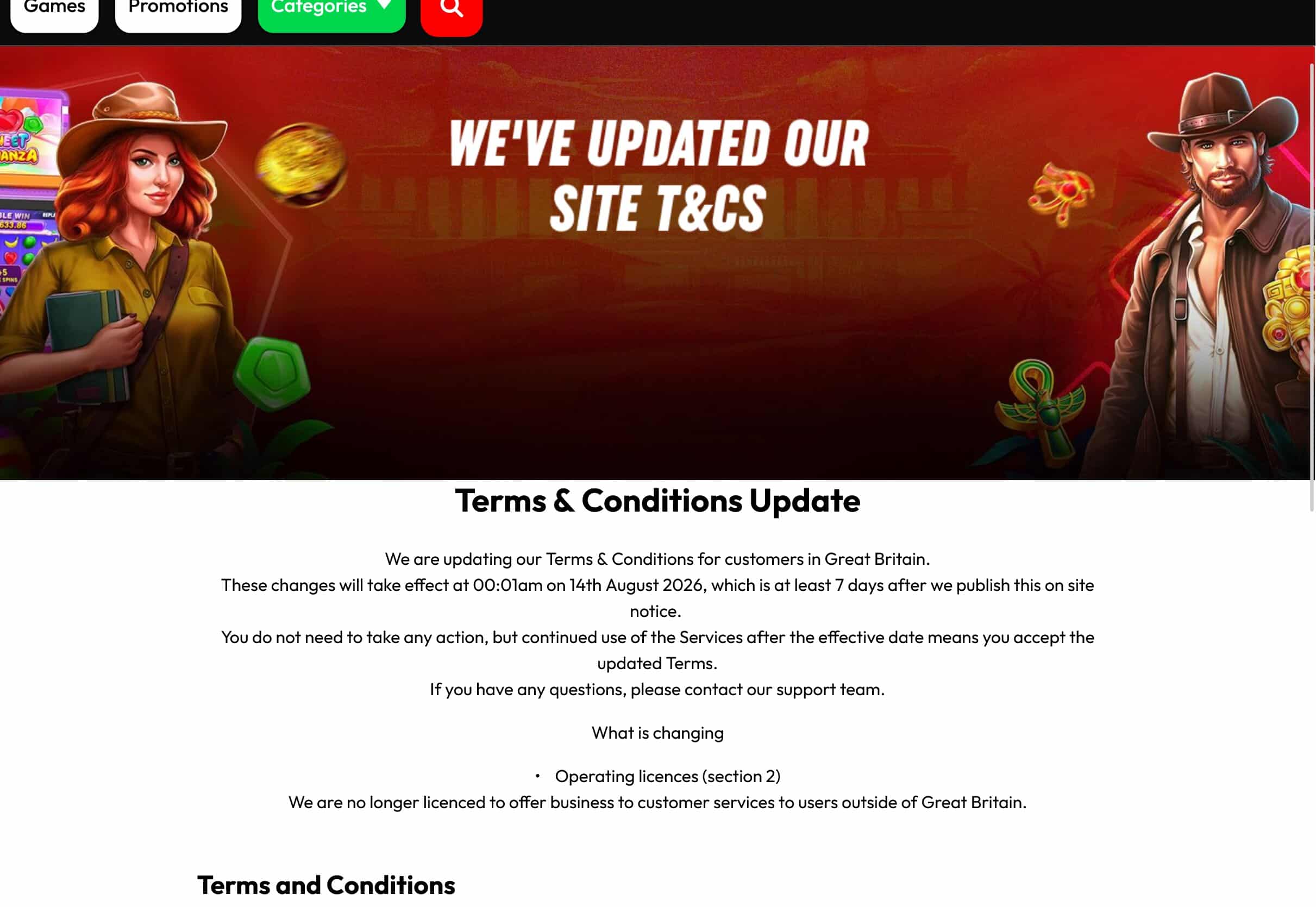 Fruity Wins Casino Bonus T&Cs