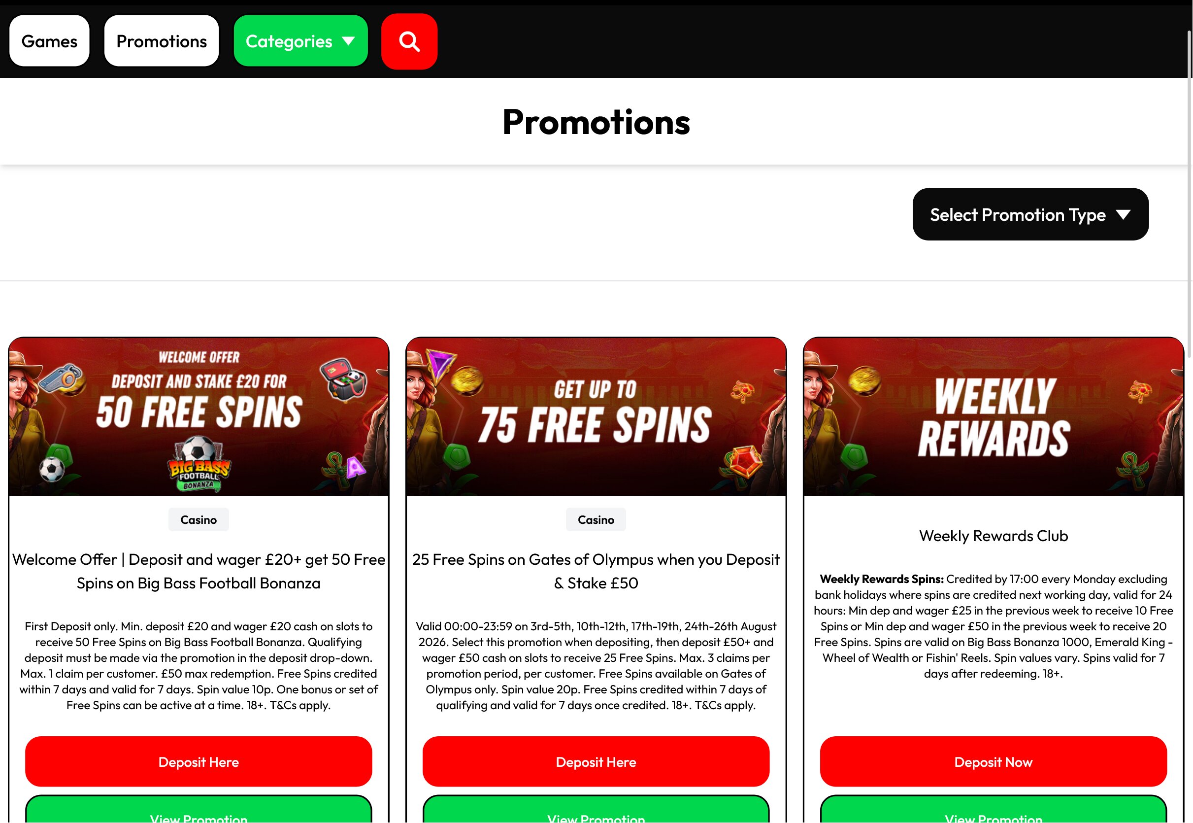 Fruity Spins Casino Bonuses