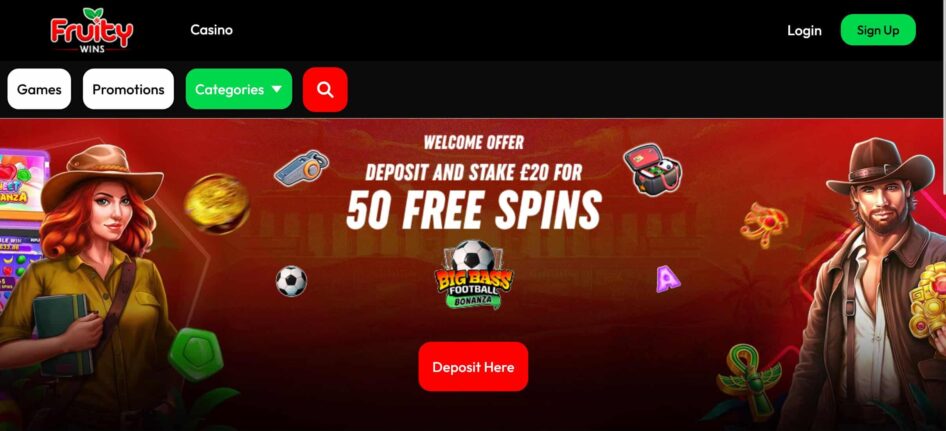 Fruity Wins Casino Welcome Offer