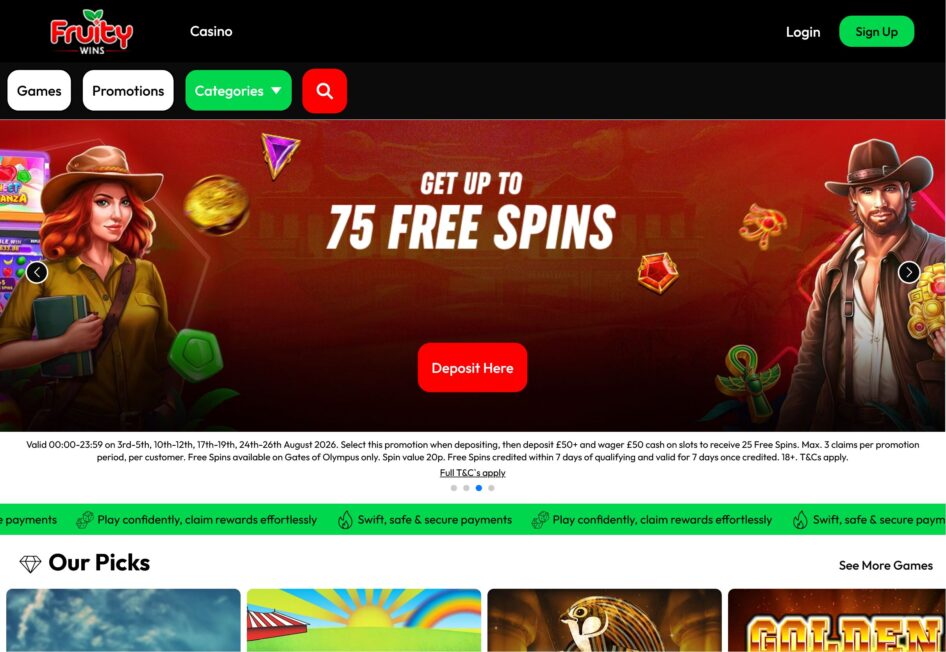 Fruity Wins Casino Promo Code