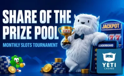 Yeti Casino Slots Tournaments – Win a share £2,500! - featured image detail